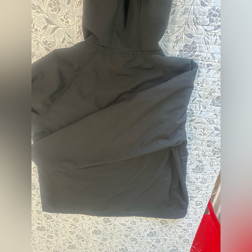 New Balance Black Puffer Jacket with Hood and Relaxed Fit - Picture 7 of 14